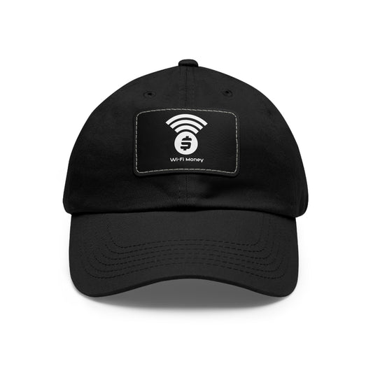 Wi-Fi Money Dad Hat with Leather Patch